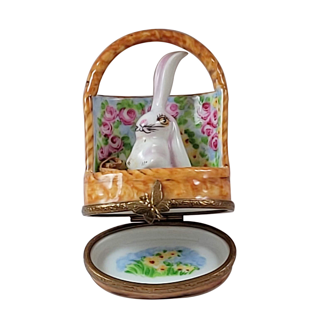 Basket with Bunny Limoges Box – Lifelong Collectibles