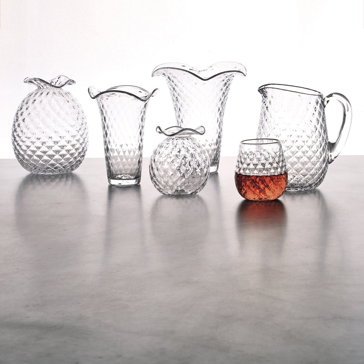 Mariposa Bellini Small Glass Pitcher