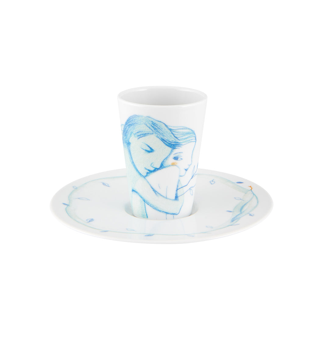 Vista Alegre Escape Goat Espresso Cup And Saucer Xl