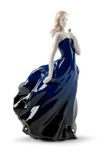 Lladro Rose Ball Sculpture