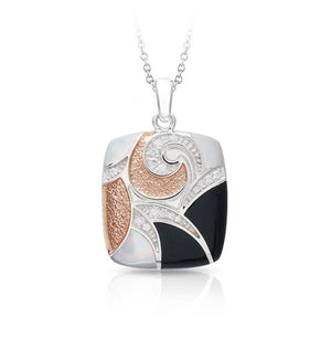 Belle Etoile Moon River Pendant - Gold