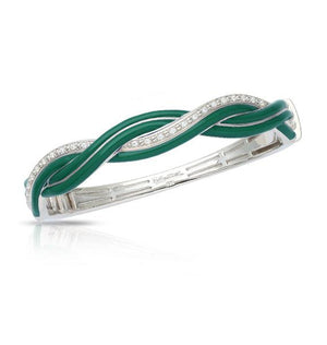 Belle Etoile Coronata Bangle - Green