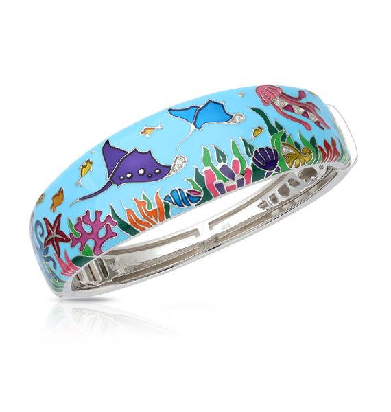 Belle Etoile Manta Ray Bangle - Blue & Multi Color