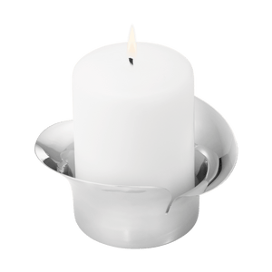 Georg Jensen BLOOM Pillar Candle Holder