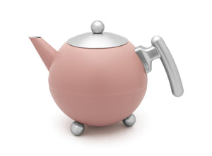 Bredemeijer Teapot Duet Bella Ronde 1.2L Blush Pink