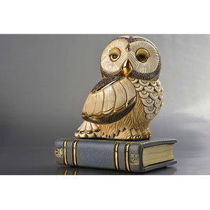 De Rosa Collections Owl on Book Figurine