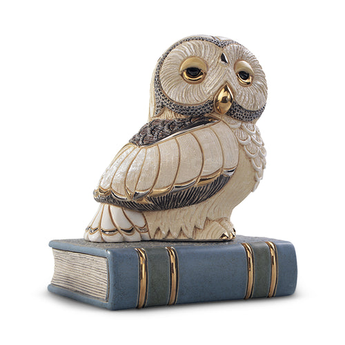 De Rosa Collections Owl on Book Figurine