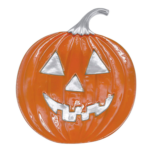 Mariposa Orange Jack-O'-Lantern Platter