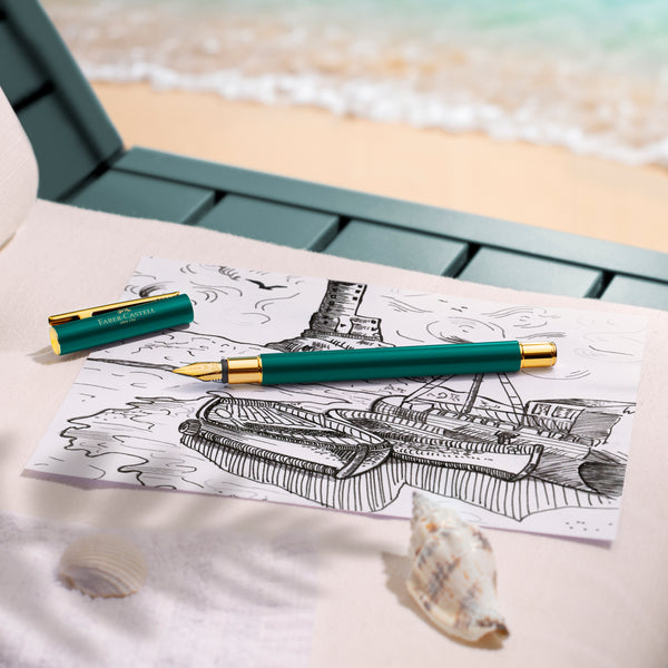 Load image into Gallery viewer, Faber-Castell NEO Slim Fountain Pen, Rainforest
