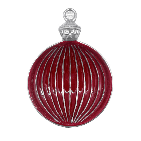 Load image into Gallery viewer, Mariposa Red Ornament Candy Dish
