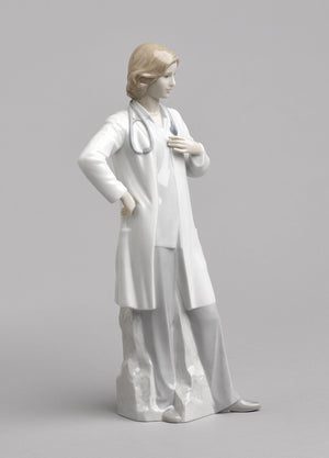 Lladro Female Doctor Figurine