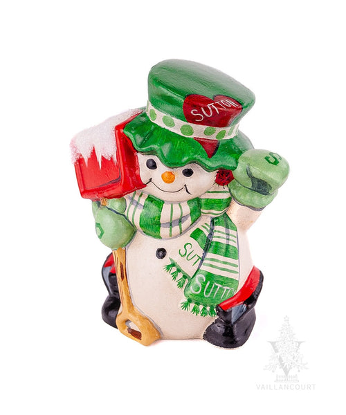 Load image into Gallery viewer, Vaillancourt Folk Art - Sutton Snowman (#2) - Chalkware Figurine
