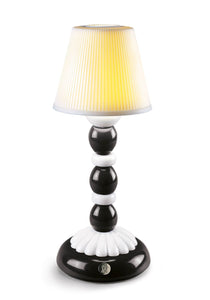 Lladro Palm Firefly Table Lamp - Black and White