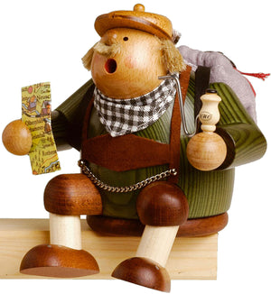 KWO Tourist, Sitting - 5.9" - Incense Smoker