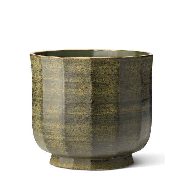 Load image into Gallery viewer, AERIN Delmara Large Cachepot, Cedar
