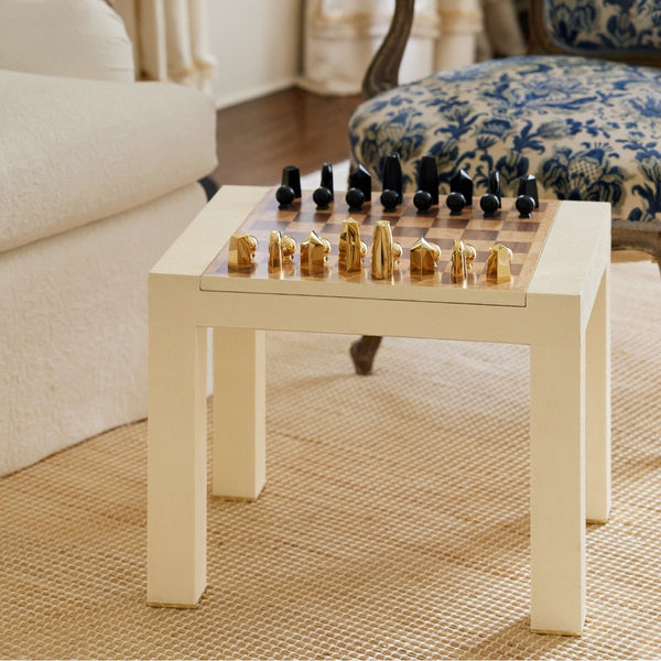 Load image into Gallery viewer, AERIN Shagreen Chess Side Table, Cream
