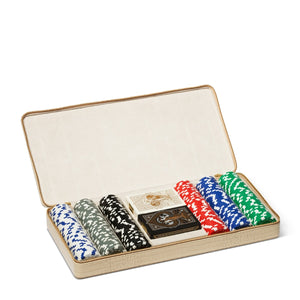 AERIN Enzo Travel Poker Set