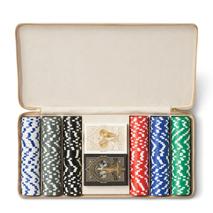 AERIN Enzo Travel Poker Set