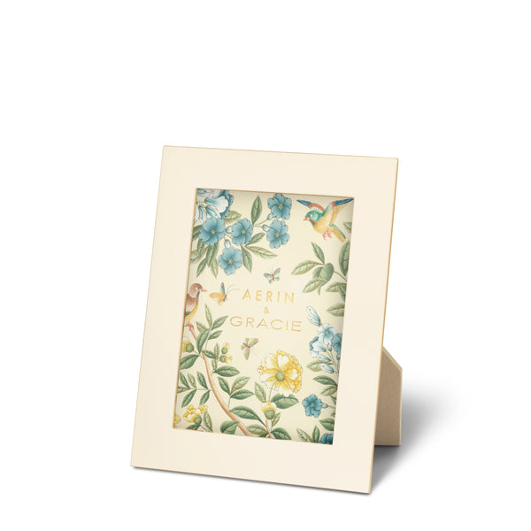 Load image into Gallery viewer, AERIN &amp; Gracie Heathcote Lacquer 5x7 Frame, Cream
