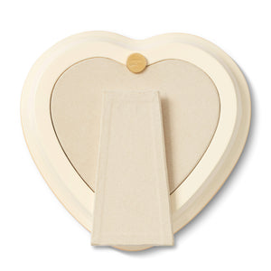 AERIN & Gracie Heathcote Lacquer Heart Frame, Cream