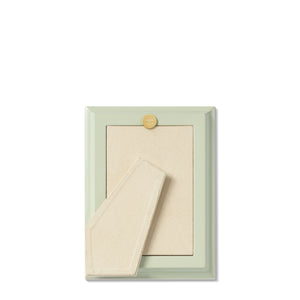 AERIN & Gracie Heathcote Lacquer 4x6 Frame, Sage