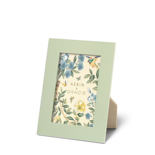 AERIN & Gracie Heathcote Lacquer 5x7 Frame, Sage