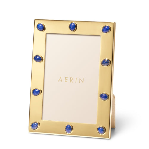 AERIN Augusta Gemstone Frame 4x6, Lapis