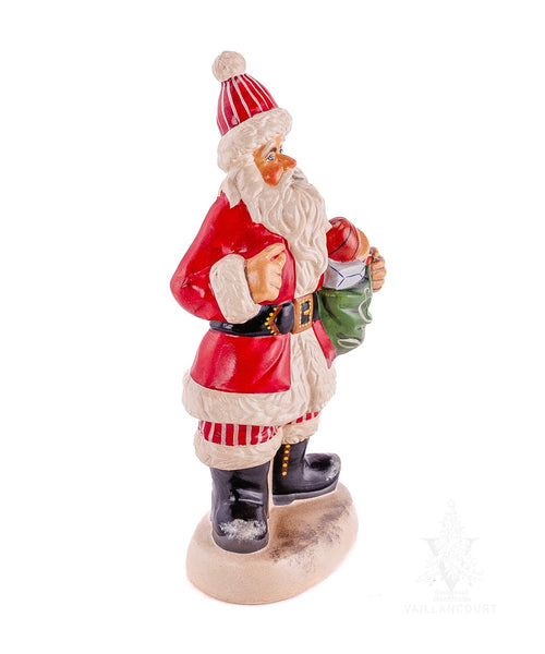 Load image into Gallery viewer, Vaillancourt Folk Art - Classic American Santa in Red - Chalkware Figurine
