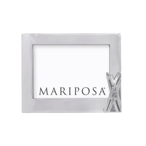 Mariposa Crossed Skis Engravable 5x7 Frame