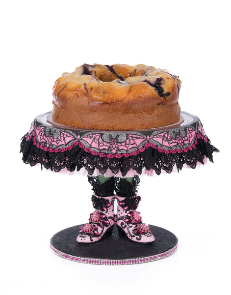 Load image into Gallery viewer, Katherine&#39;s Collection Witch Boots Cake Plate
