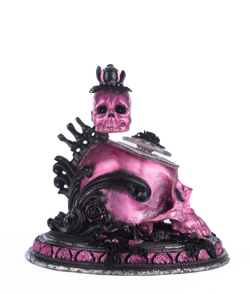 Load image into Gallery viewer, Katherine&#39;s Collection Skull And Roses Phone Tabletop
