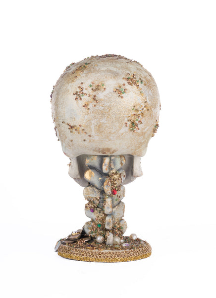 Load image into Gallery viewer, Katherine&#39;s Collection Treacherous Treasure Tall Skull Tabletop
