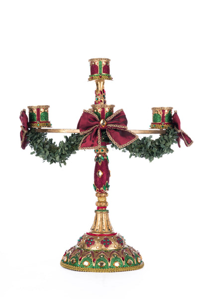 Load image into Gallery viewer, Katherine&#39;s Collection Christmas Castle Candelabra
