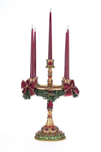 Load image into Gallery viewer, Katherine&#39;s Collection Christmas Castle Candelabra
