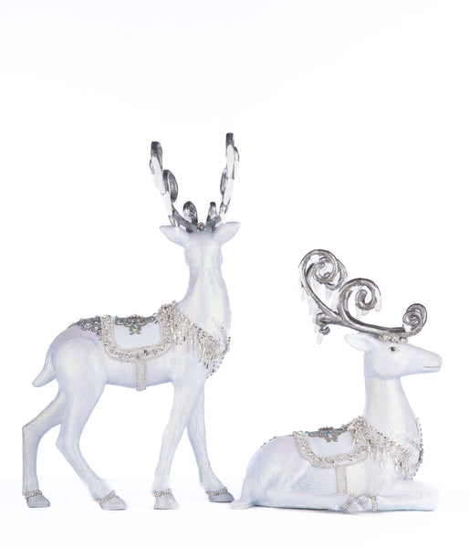 Load image into Gallery viewer, Katherine&#39;s Collection Crystal Christmas Deer Assortment of 2
