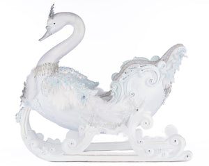 Katherine's Collection Dazzling Swan Sleigh