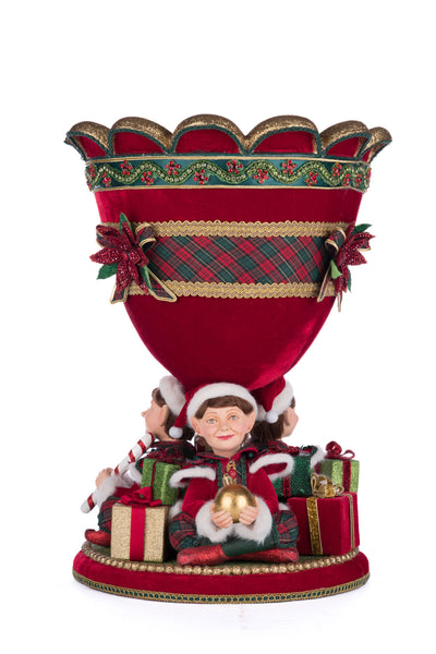 Load image into Gallery viewer, Katherine&#39;s Collection Holiday Magic Elf Urn
