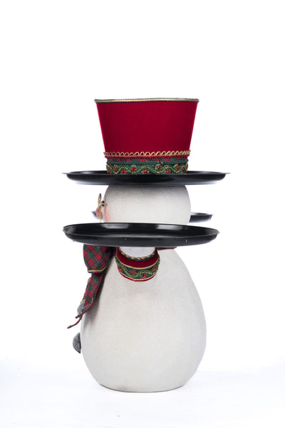 Load image into Gallery viewer, Katherine&#39;s Collection Holiday Magic Snowman Serving Piece
