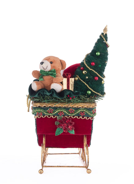 Load image into Gallery viewer, Katherine&#39;s Collection Holiday Magic Table Top Sleigh
