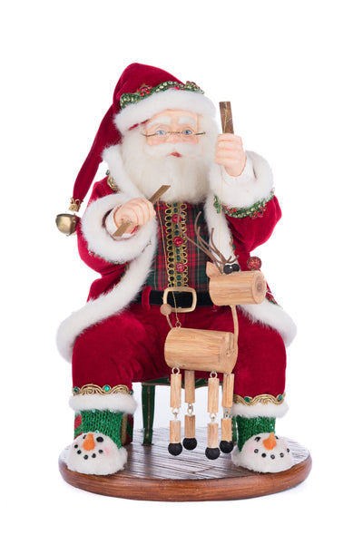 Load image into Gallery viewer, Katherine&#39;s Collection Holiday Magic Santa With Marionette
