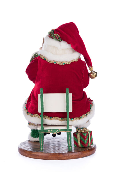 Load image into Gallery viewer, Katherine&#39;s Collection Holiday Magic Santa With Marionette
