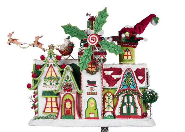 Load image into Gallery viewer, Katherine&#39;s Collection Whimsical Village Mailbox
