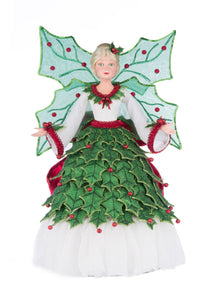 Katherine's Collection Holly Berry Fairy Tree Topper