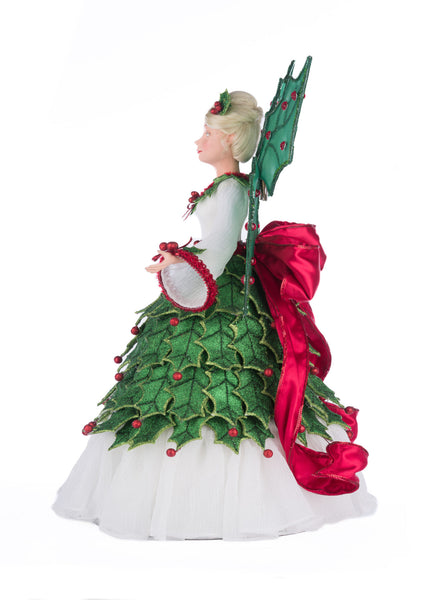 Load image into Gallery viewer, Katherine&#39;s Collection Holly Berry Fairy Tree Topper
