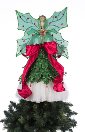 Katherine's Collection Holly Berry Fairy Tree Topper