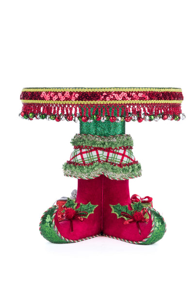 Load image into Gallery viewer, Katherine&#39;s Collection Elf Boots Cake Plate
