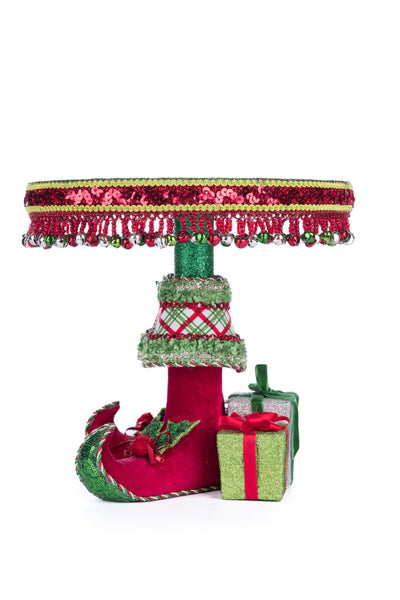 Load image into Gallery viewer, Katherine&#39;s Collection Elf Boots Cake Plate
