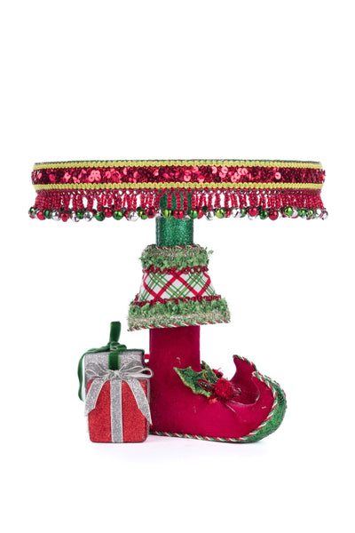 Load image into Gallery viewer, Katherine&#39;s Collection Elf Boots Cake Plate
