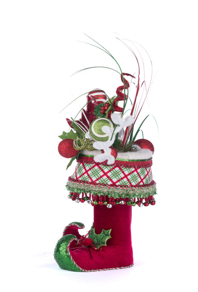 Load image into Gallery viewer, Katherine&#39;s Collection Holly Woods Elf Boots Tabletop Container
