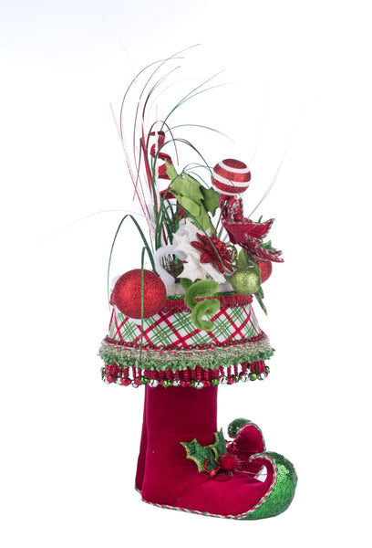 Load image into Gallery viewer, Katherine&#39;s Collection Holly Woods Elf Boots Tabletop Container
